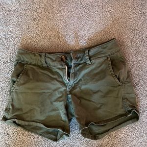 Green American Eagle shorts. Size 4